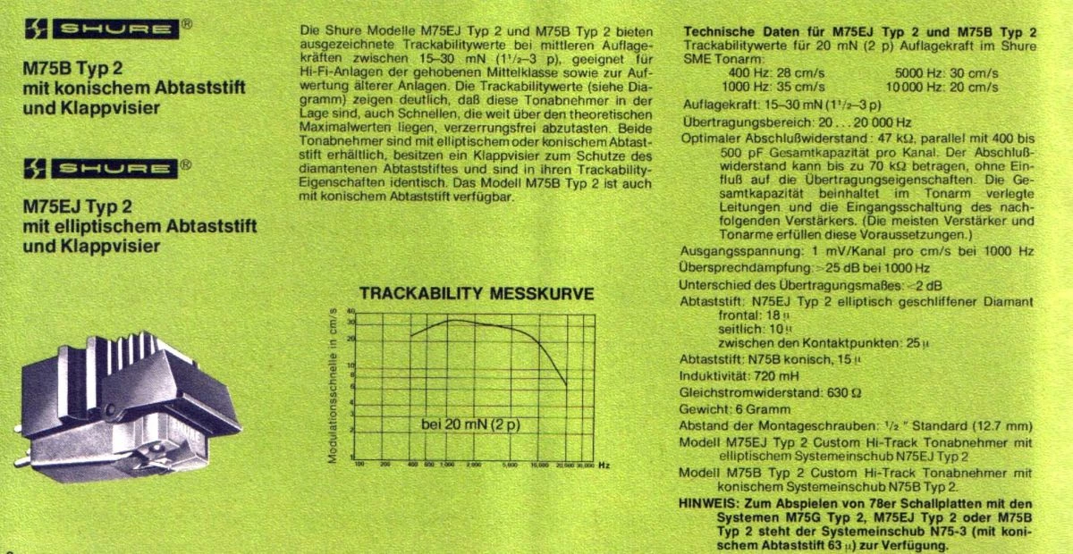 Vendora ΚΕΦΑΛΗ ΠΙΚΑΠ SHURE Me - 75 EJ ENCORE 9 Vendora ΚΕΦΑΛΗ ΠΙΚΑΠ SHURE Me - 75 EJ ENCORE - Image 7