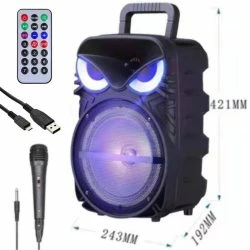 Vendora Ηχείο 8” Karaoke με Μικρόφωνο, Echo, Τηλεκοντρόλ, Bluetooth, Fm ράδιο, Usb, Tf Card, Aux In -Vendora shop 062b3c1b3ee8d605c3c0926b2d0e5fd8dea5bc0c xl