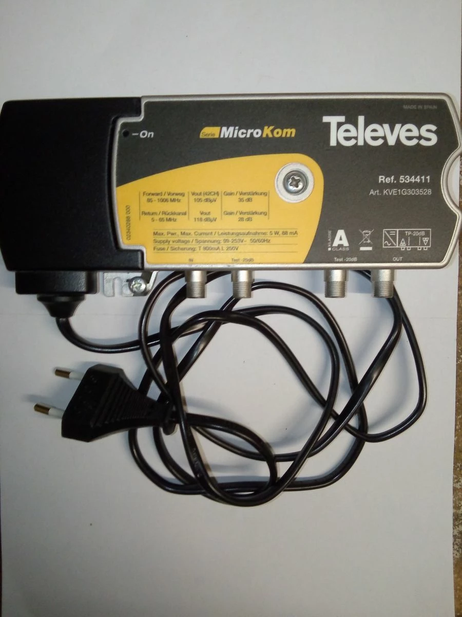 Vendora ΕΝΙΣΧΥΤΗΣ ΓΡΑΜΜΗΣ TELEVES 3 Vendora ΕΝΙΣΧΥΤΗΣ ΓΡΑΜΜΗΣ TELEVES