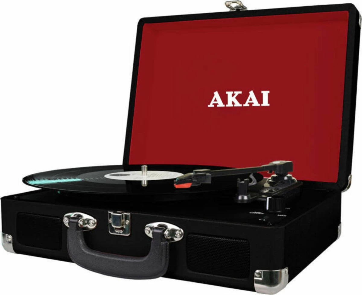 Vendora Akai ATT-E10 Pick-up Βαλιτσάκι Πικάπ με Ενσωματωμένα Ηχεία Μαύρο 6 Vendora Akai ATT-E10 Pick-up Βαλιτσάκι Πικάπ με Ενσωματωμένα Ηχεία Μαύρο - Image 4