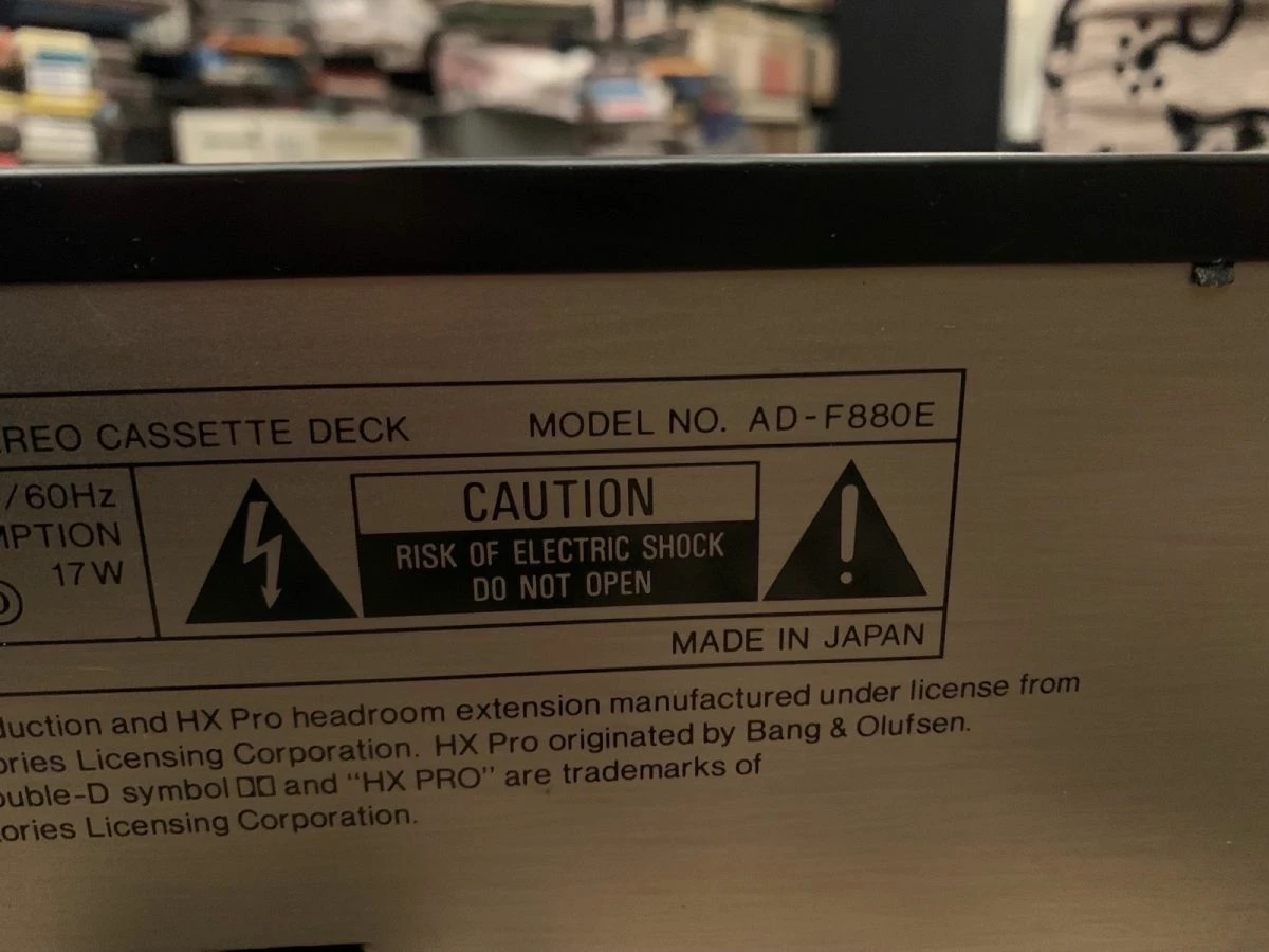 Vendora Πωλείται το τρικεφαλο Κασσετοφωνο Aiwa Ad-f880e 8 Vendora Πωλείται το τρικεφαλο Κασσετοφωνο Aiwa Ad-f880e - Image 6