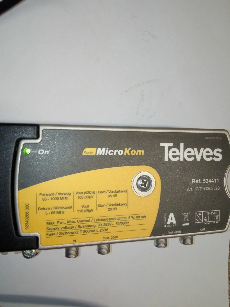 Vendora ΕΝΙΣΧΥΤΗΣ ΓΡΑΜΜΗΣ TELEVES 4 Vendora ΕΝΙΣΧΥΤΗΣ ΓΡΑΜΜΗΣ TELEVES - Image 2