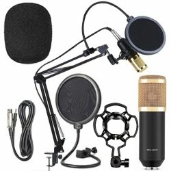 Vendora Πυκνωτικό Μικρόφωνο BM-800, με Βάση, Shock Mount και Pop Filter