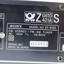 Vendora Sony ST-S120 AM/FM Stereo Tuner -Vendora shop 31df674d5f1f892fde23e18632a6dab1bf08fb56 xl