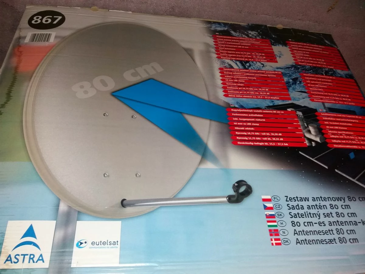 Vendora Δορυφορικό πιάτο 80cm 3 Vendora Δορυφορικό πιάτο 80cm