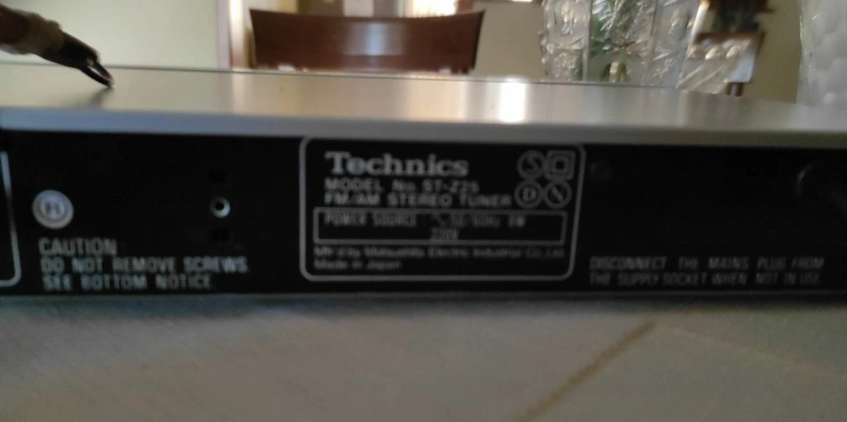 Vendora Δέκτης Technics St-Z25 (ΑΣΗΜΕΝΙΟΣ) ΣΕ ΑΡΙΣΤΗ ΚΑΤΑΣΤΑΣΗ 5 Vendora Δέκτης Technics St-Z25 (ΑΣΗΜΕΝΙΟΣ) ΣΕ ΑΡΙΣΤΗ ΚΑΤΑΣΤΑΣΗ - Image 3