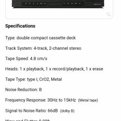 Vendora Double Cassette Deck Technics RS-T11 -Vendora shop 48959179dd3b4c0ce4255f6477673d045bc2b8c0 xl
