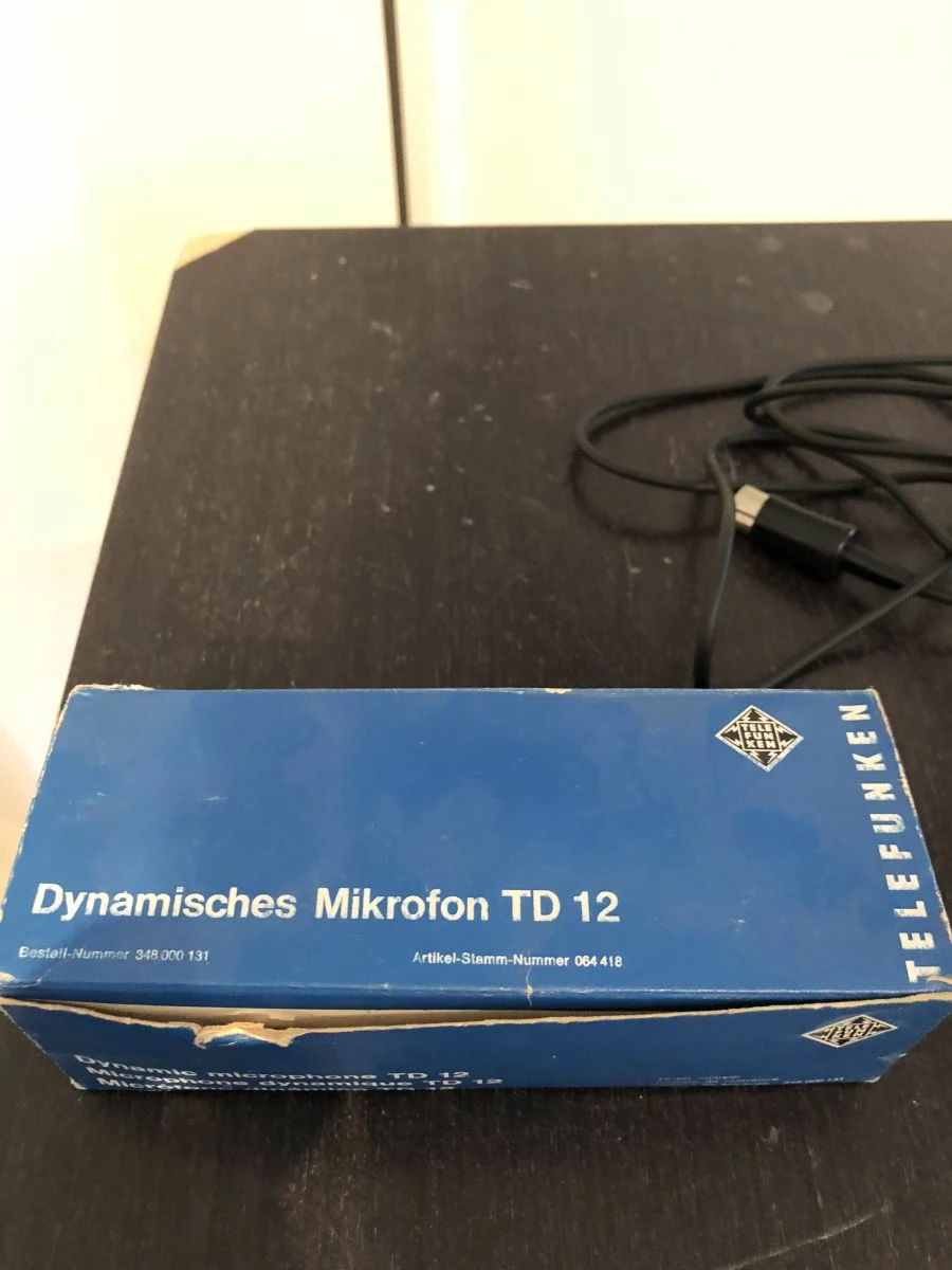 Vendora ΜΙΚΡΟΦΩΝΟ TELEFUNKEN TD12 MIC VINTAGE 6 Vendora ΜΙΚΡΟΦΩΝΟ TELEFUNKEN TD12 MIC VINTAGE - Image 4