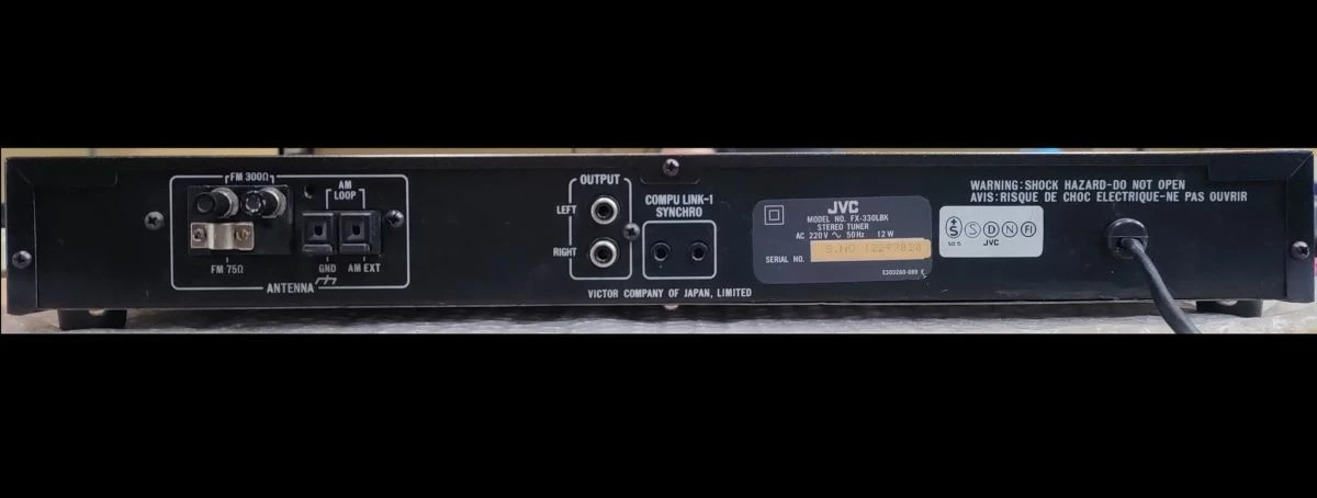Vendora JVC FX-330L FM/MW/LW Tuner Άριστο. 5 Vendora JVC FX-330L FM/MW/LW Tuner Άριστο. - Image 3