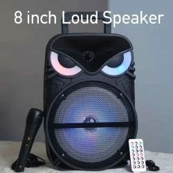 Vendora Ηχείο 8” Karaoke με Μικρόφωνο, Echo, Τηλεκοντρόλ, Bluetooth, Fm ράδιο, Usb, Tf Card, Aux In -Vendora shop 5d53994b32dd8dfd2d9afd342f8f4699b3cf10f1 xl