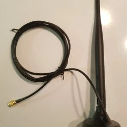 Vendora κεραία 2.4GHz Omni 5dBi + κεραία 2.4GHZ από κάρτα δικτύου + προέκταση Sma, 5μ, αρσ-θυλ