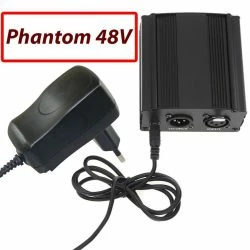 Vendora Τροφοδοτικό Ρhantom 48v υψηλής ευαισθησίας για πυκνωτικό μικρόφωνο