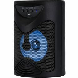 Vendora Akai ABTS-704 Φορητό ηχείο Bluetooth Karaoke με USB, TWS, LED, Micro SD και είσοδο μικροφώνου – 5 W