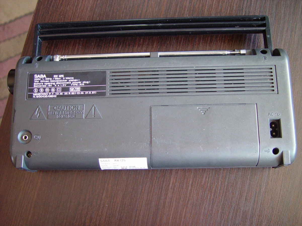 Vendora Ραδιο SABA RX-125 FM. MW. SW. 6 Vendora Ραδιο SABA RX-125 FM. MW. SW. - Image 4