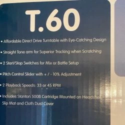 Vendora Πικάπ Stanton T-60 με βελόνες Direct Drive Turntable Τεμάχια 2 σε άριστη κατάσταση στην κούτα τους σχεδόν άθικτα -Vendora shop 80b0811cbb48eef344028400036f789f756ee0d9 xl