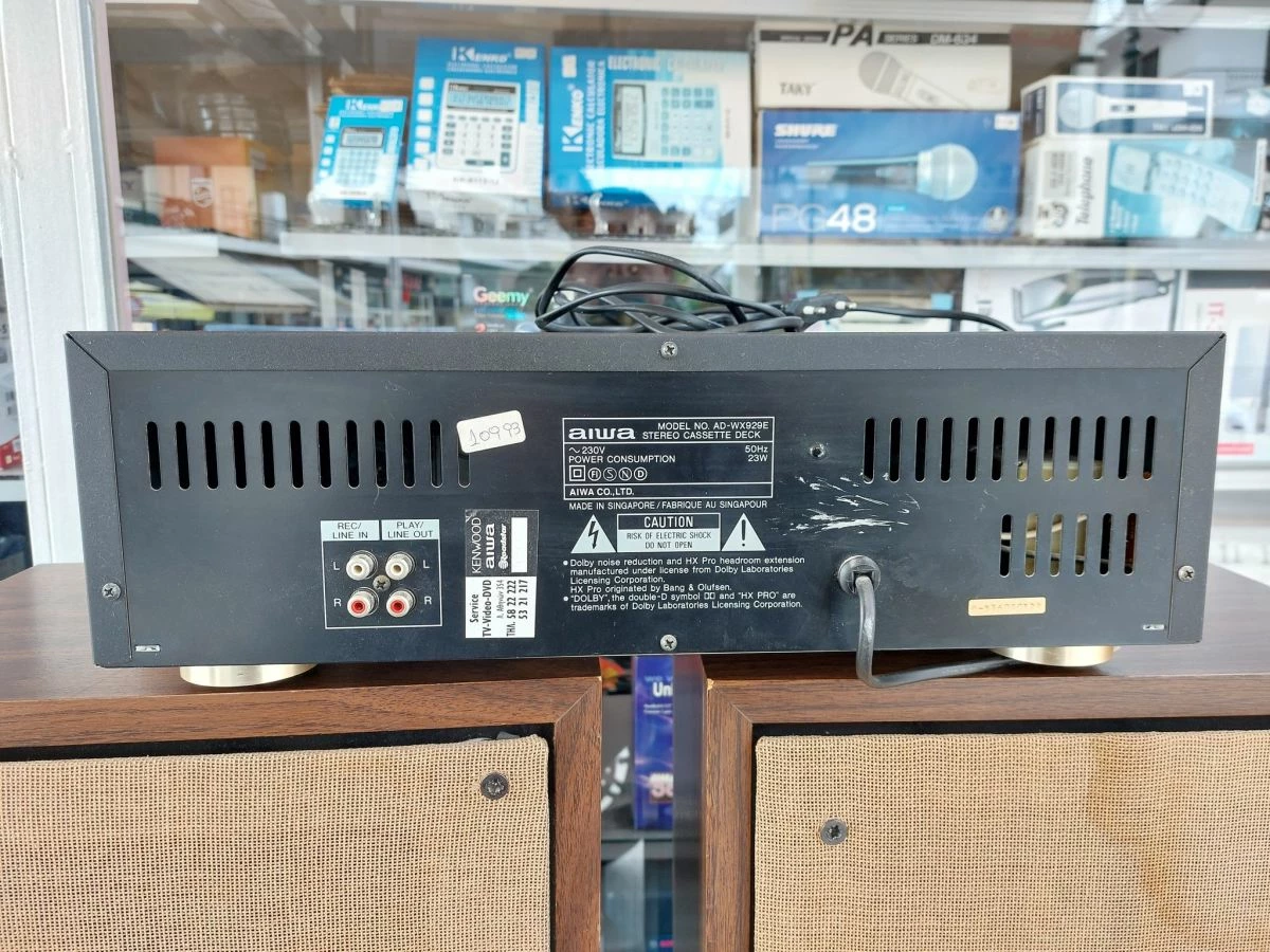 Vendora AIWA AD-WX929 ΚΑΣΕΤΟΦΩΝΟ ΔΙΠΛΗΣ ΕΓΡΑΦΗΣ 150 ΕΥΡΩ 4 Vendora AIWA AD-WX929 ΚΑΣΕΤΟΦΩΝΟ ΔΙΠΛΗΣ ΕΓΡΑΦΗΣ 150 ΕΥΡΩ - Image 2