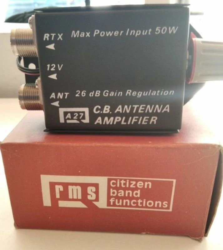 Vendora ΠΡΟΕΝΙΣΧΥΤΗΣ ΛΗΨΗΣ CB 26-30MHz AM/FM/SSB RMS A27 (Καινούργιος) 4 Vendora ΠΡΟΕΝΙΣΧΥΤΗΣ ΛΗΨΗΣ CB 26-30MHz AM/FM/SSB RMS A27 (Καινούργιος) - Image 2