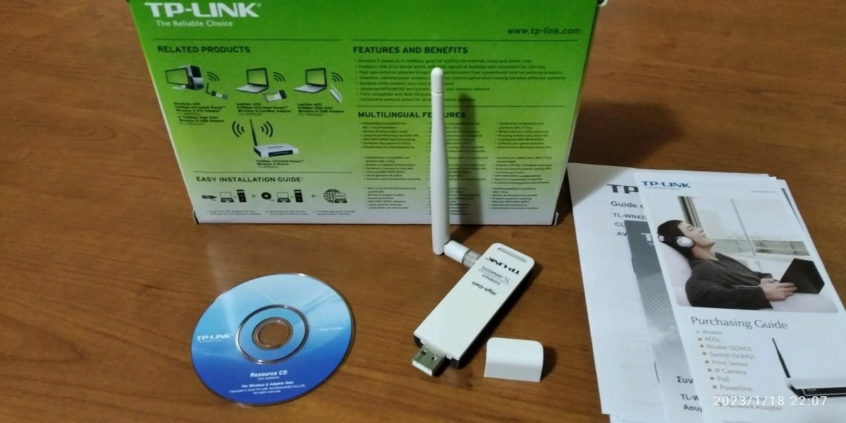 Vendora TP-LINK. (κεραία Wi-Fi) . TL-WN422G 5 Vendora TP-LINK. (κεραία Wi-Fi) . TL-WN422G - Image 3