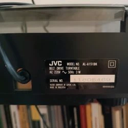 Vendora Turntable JVC AL-A151bk