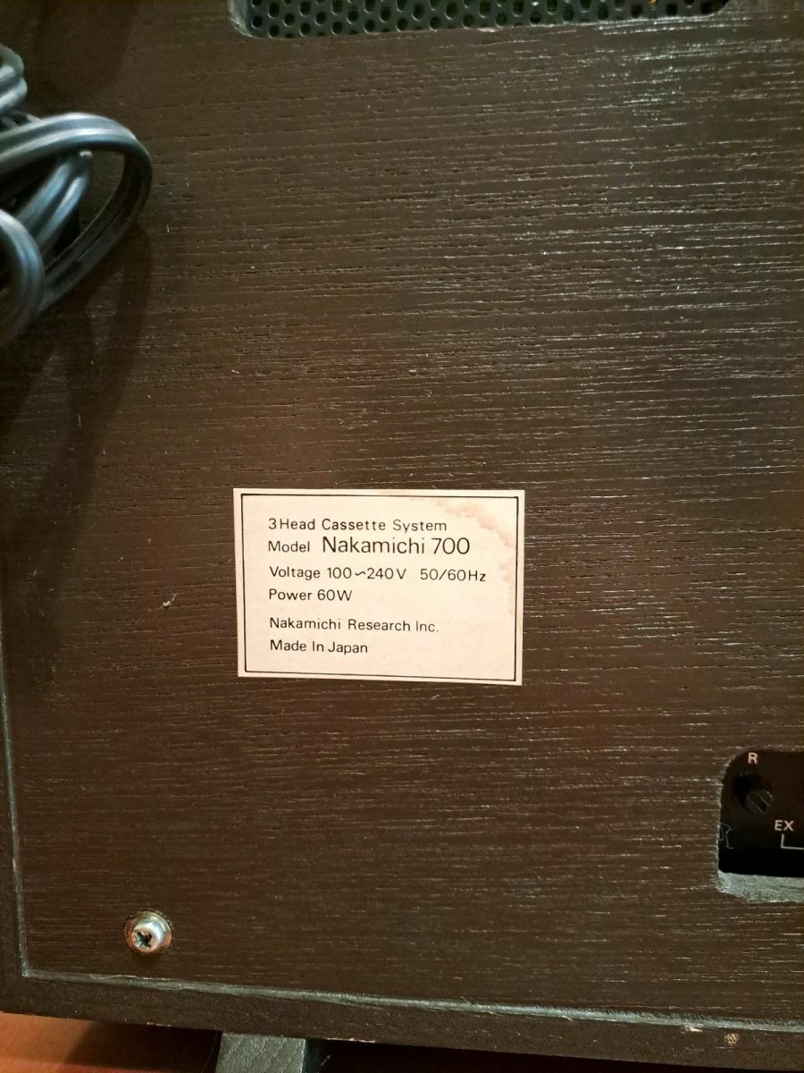 Vendora Κασετόφωνο Nakamichi 700 Tri-Tracer, 3 Head 12 Vendora Κασετόφωνο Nakamichi 700 Tri-Tracer, 3 Head - Image 10