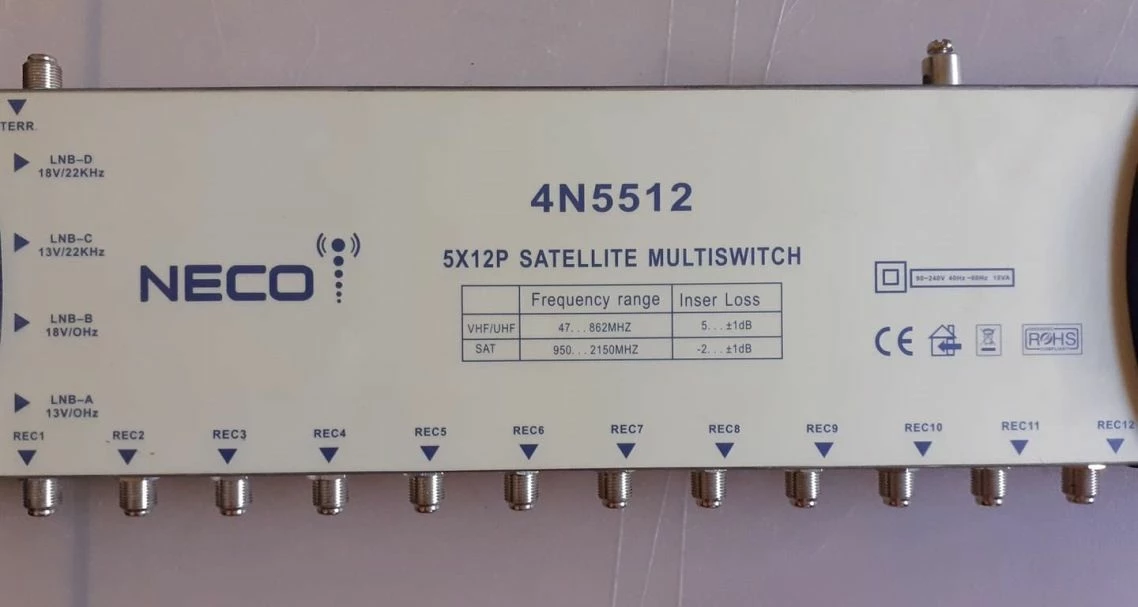 Vendora Πολυδιακόπτης Κεραίας 4 Vendora Πολυδιακόπτης Κεραίας - Image 2