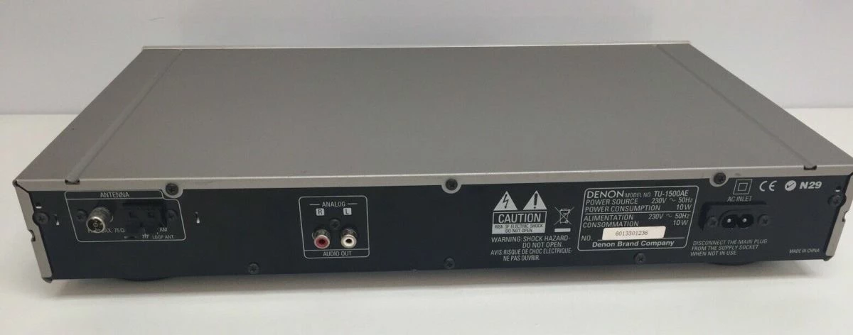 Vendora Denon TU-1500AE AM/FM Stereo Tuner 2009 6 Vendora Denon TU-1500AE AM/FM Stereo Tuner 2009 - Image 4