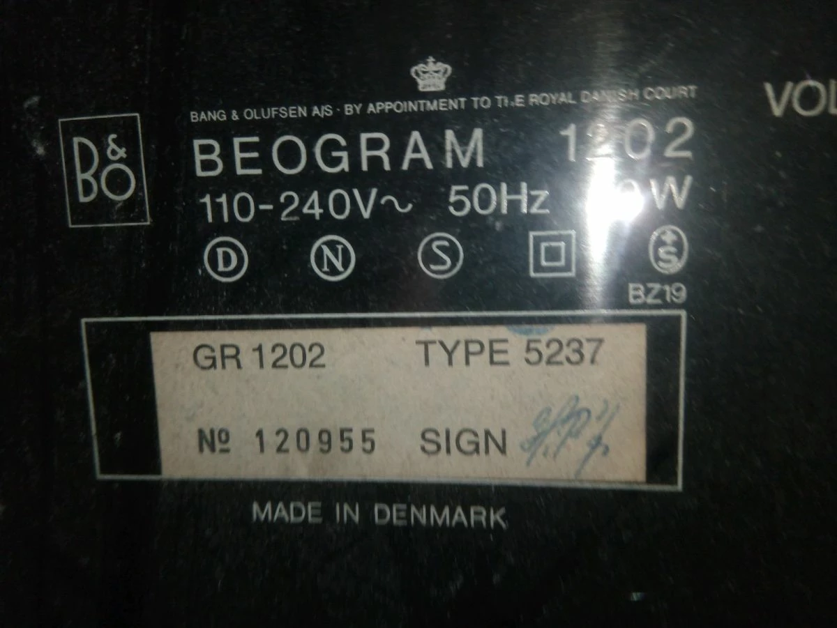 Vendora BEOGRAM 1202 B&O TURNTABLE ΠΙΚ ΑΠ 10 Vendora BEOGRAM 1202 B&O TURNTABLE ΠΙΚ ΑΠ - Image 8