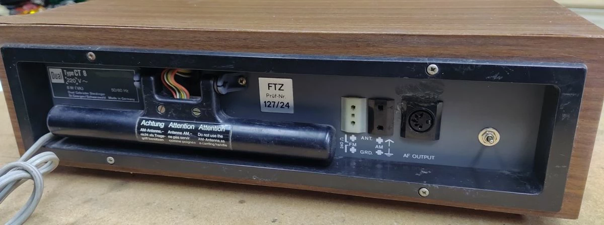 Vendora DUAL CT8 TUNER ΠΑΓΚΟΣΜΙΟΥ ΛΗΨΕΩΣ FM AM SW LW VINTAGE 7 Vendora DUAL CT8 TUNER ΠΑΓΚΟΣΜΙΟΥ ΛΗΨΕΩΣ FM AM SW LW VINTAGE - Image 5