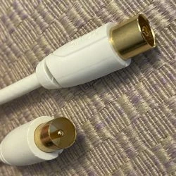 Vendora SINOX Καλώδιο κεραίας με επίχρυσες επαφές