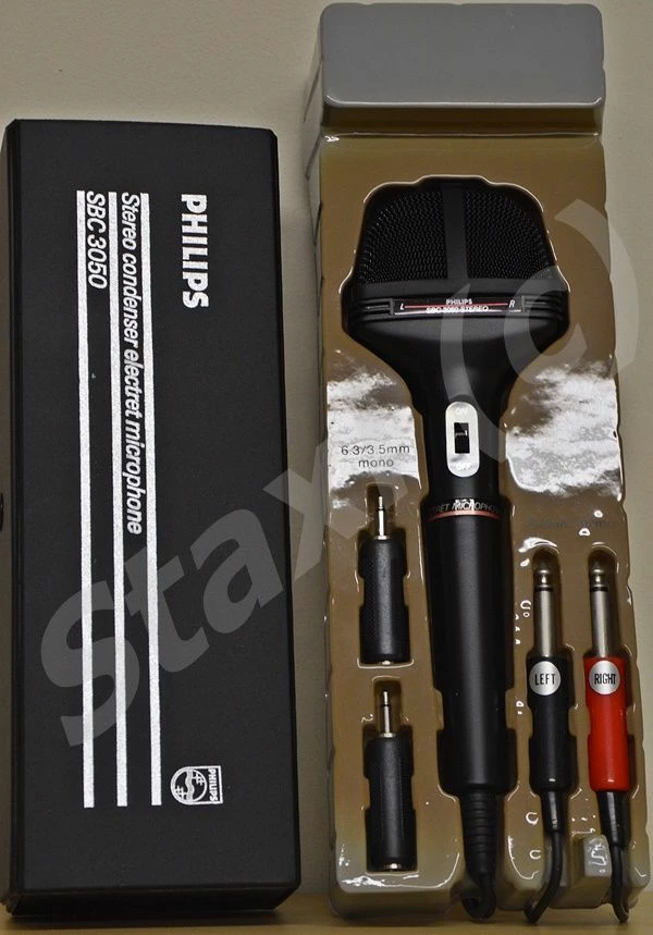 Vendora ΜΙΚΡΟΦΩΝΟ PHILIPS SBC3050 STEREO CONDENSER MICROPHONE VINTAGE 3 Vendora ΜΙΚΡΟΦΩΝΟ PHILIPS SBC3050 STEREO CONDENSER MICROPHONE VINTAGE