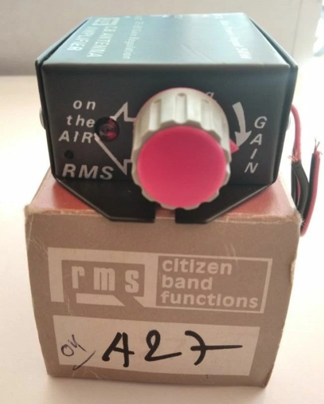 Vendora ΠΡΟΕΝΙΣΧΥΤΗΣ ΛΗΨΗΣ CB 26-30MHz AM/FM/SSB RMS A27 (Καινούργιος) 3 Vendora ΠΡΟΕΝΙΣΧΥΤΗΣ ΛΗΨΗΣ CB 26-30MHz AM/FM/SSB RMS A27 (Καινούργιος)