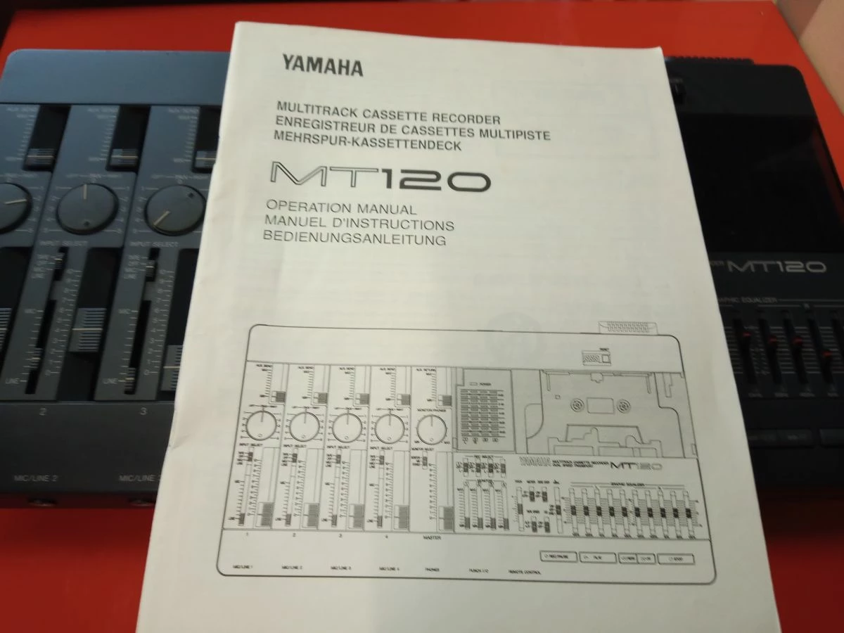 Vendora ΤΕΤΡΑΚΑΝΑΛΟ ΚΑΣΕΤΟΦΩΝΟ YAMAHA MT120 ΑΨΟΓΟ 5 Vendora ΤΕΤΡΑΚΑΝΑΛΟ ΚΑΣΕΤΟΦΩΝΟ YAMAHA MT120 ΑΨΟΓΟ - Image 3